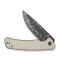Ніж складаний туристичний Civivi Merit, (8.3 см) Damascus / G10 сірий