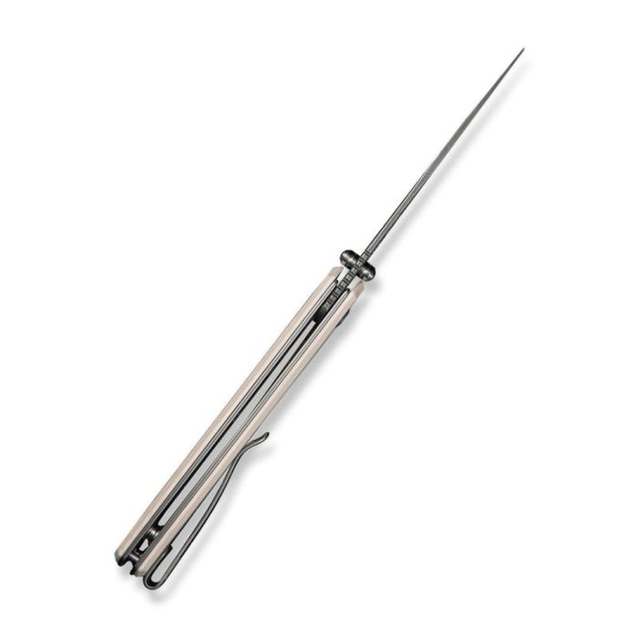 Ніж складаний туристичний Civivi Merit, (8.3 см) Damascus / G10 сірий