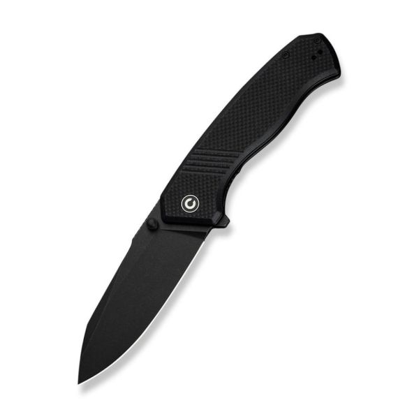 Ніж складаний туристичний Civivi Placoid, (9.3 см) 14C28N / G10 чорний 