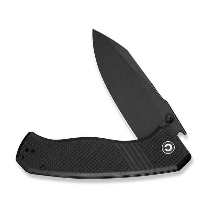 Ніж складаний туристичний Civivi Placoid, (9.3 см) 14C28N / G10 чорний 