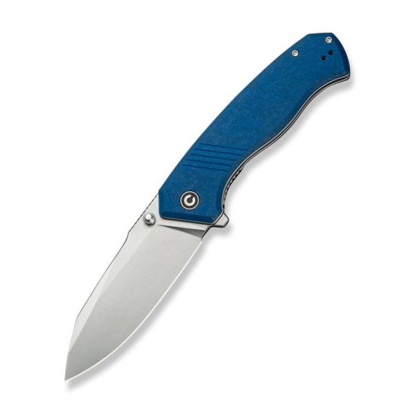Ніж складаний туристичний Civivi Placoid, (9.3 см) 14C28N / G10 синій