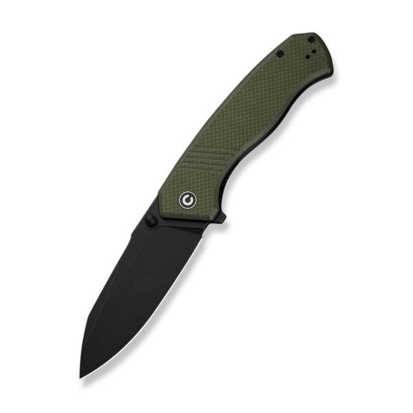 Ніж складаний туристичний Civivi Placoid, (9.3 см) 14C28N / G10 темно-зелений