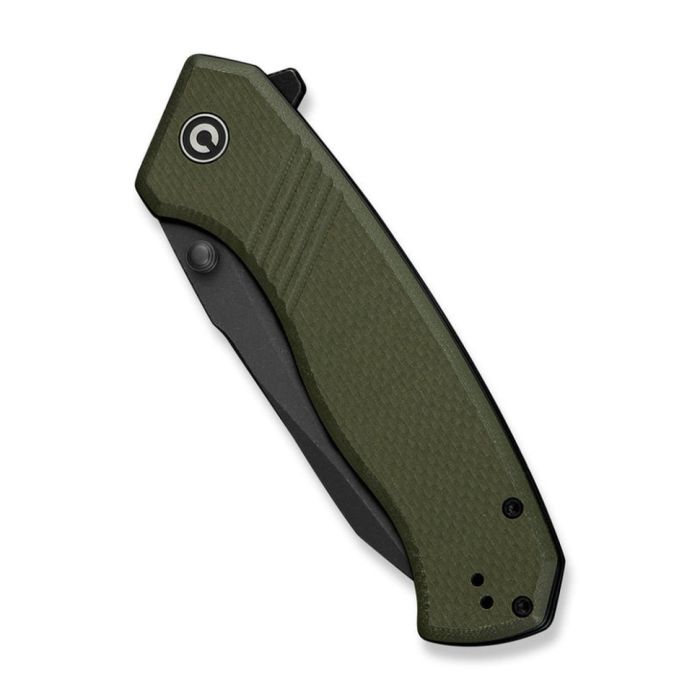 Ніж складаний туристичний Civivi Placoid, (9.3 см) 14C28N / G10 темно-зелений