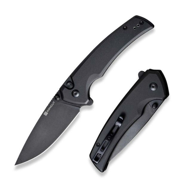 Ніж складаний туристичний Sencut Serene, (8.8 см) D2 / Aluminum чорний