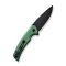 Ніж складаний туристичний Sencut Serene, (8.8 см) D2 / Aluminum зелений