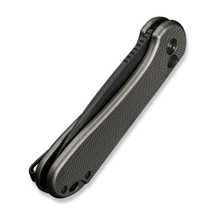 Ніж складаний кишеньковий Civivi Elementum II, (7.5 см) Nitro-V / Aluminum сірий