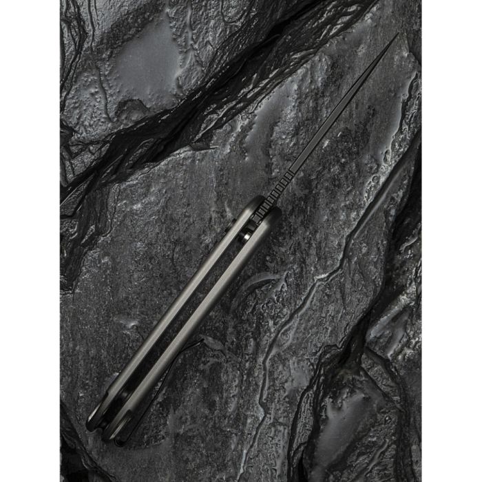 Ніж складаний кишеньковий Civivi Elementum II, (7.5 см) Nitro-V / Aluminum сірий