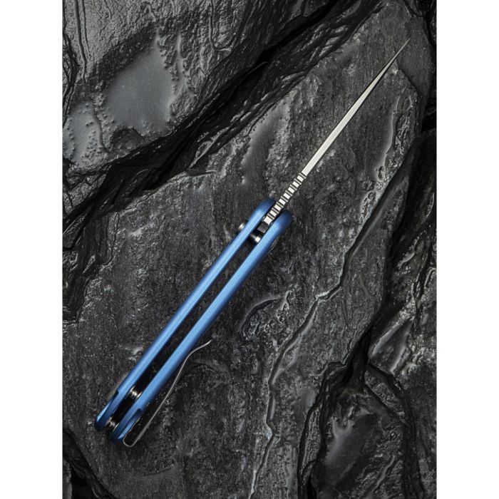 Ніж складаний кишеньковий Civivi Elementum II, (7.5 см) Nitro-V / Aluminum синій