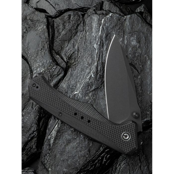 Ніж складаний туристичний Civivi Photonix, (9.4 см) 14C28N / G10 чорний