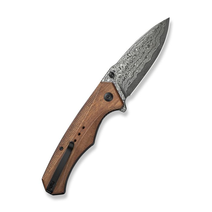 Ніж складаний туристичний Civivi Photonix, (9.4 см) Damascus / Guibourtia Wood