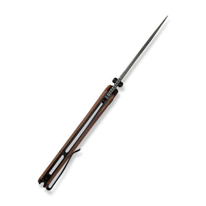 Ніж складаний туристичний Civivi Photonix, (9.4 см) Damascus / Guibourtia Wood
