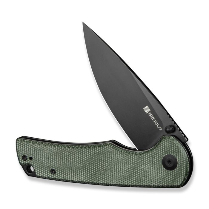Ніж складаний туристичний Sencut Praktisk, (9.1 см) 9Cr18MoV / Micarta темно-зелений