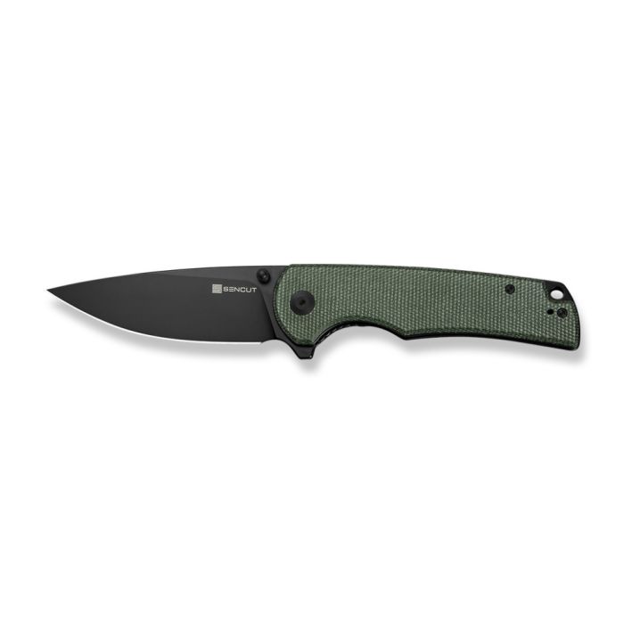 Ніж складаний туристичний Sencut Praktisk, (9.1 см) 9Cr18MoV / Micarta темно-зелений