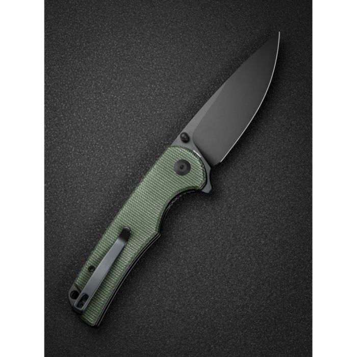 Ніж складаний туристичний Sencut Praktisk, (9.1 см) 9Cr18MoV / Micarta темно-зелений