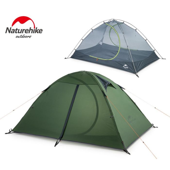 Намет двомісний ультралегкий Naturehike NH15Z006-P, темно-зелений