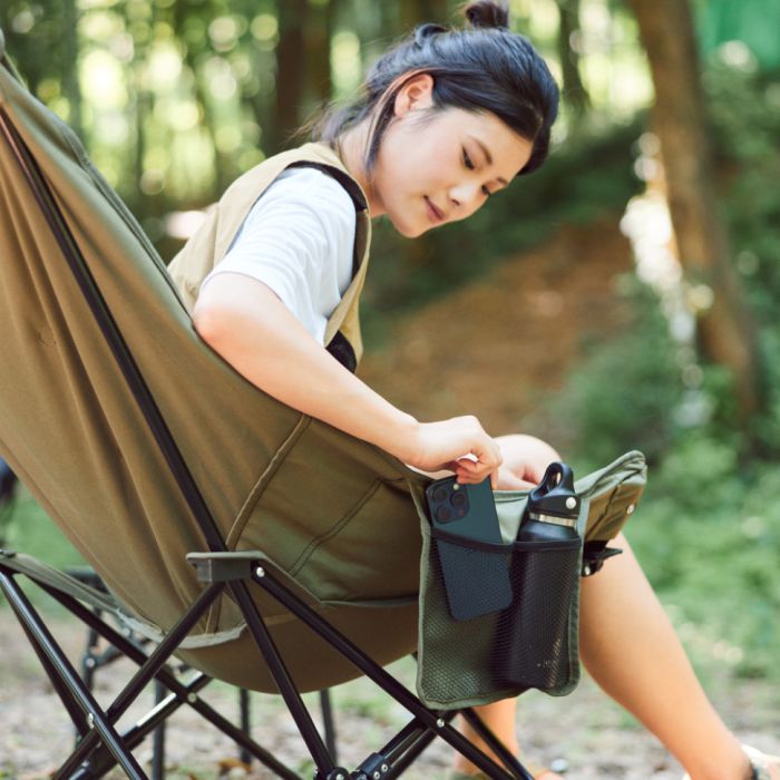 Стілець складаний Naturehike CNK2450JJ020, оливковий зелений