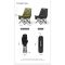 Стілець складаний Naturehike CNK2450JJ020, оливковий зелений