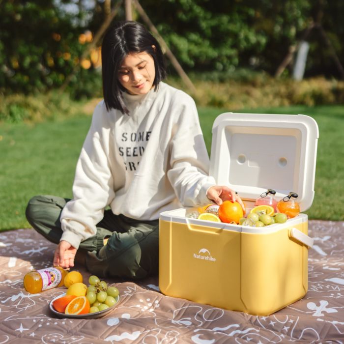 Туристичний холодильник Naturehike CNK2450CF012, 18 л, жовтий