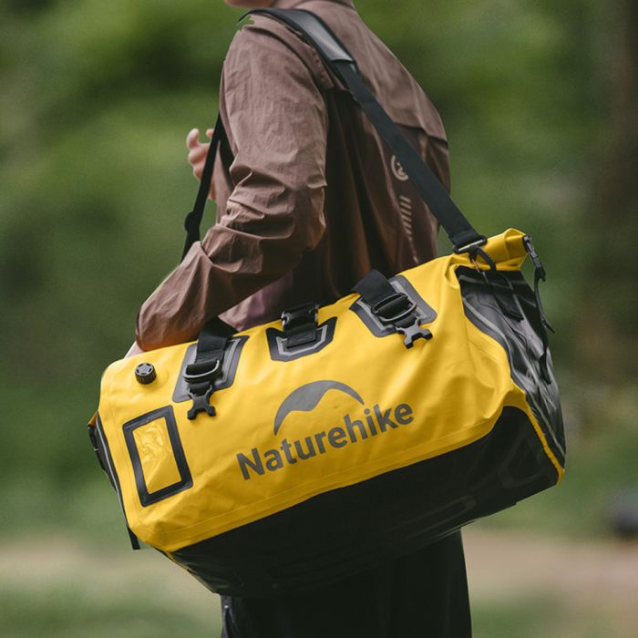 Водонепроникна дорожня сумка Naturehike CNK2450XB015, 60 л, жовта