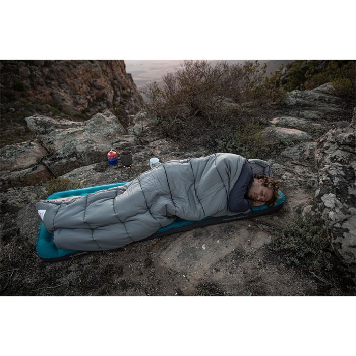 Спальний мішок з капюшоном із звичайним мішком для зберігання Naturehike M300 CNK2350WS023, зелений, лівий