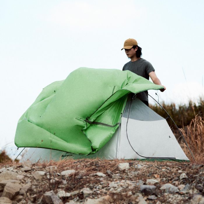 Намет надлегкий двомісний Naturehike Cloud Up Base 2 CNK2450WS032, зелений