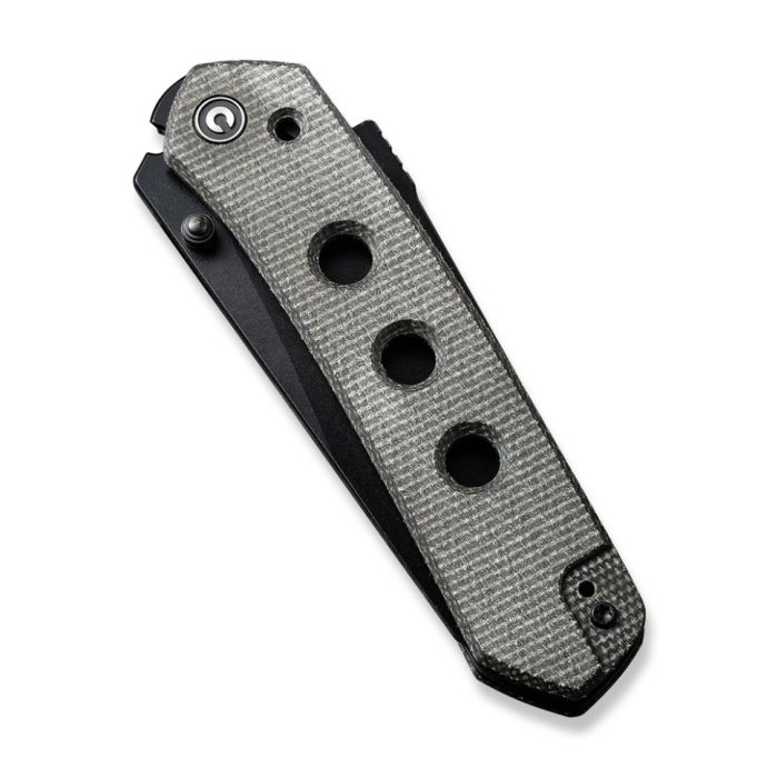 Ніж складаний туристичний Civivi Vision FG, (8.9 см) Nitro-V / Micarta темно-сірий