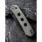 Ніж складаний туристичний Civivi Vision FG, (8.9 см) Nitro-V / Micarta темно-сірий