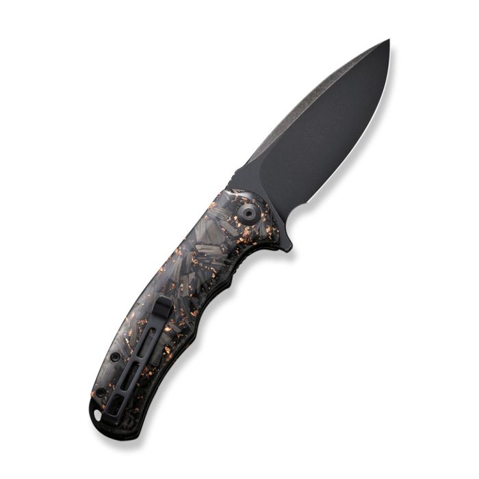 Ніж складаний туристичний Civivi Praxis, (9.5 см) 9Cr18MoV / Carbon Fiber & Resin