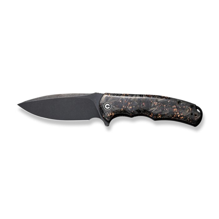 Ніж складаний туристичний Civivi Praxis, (9.5 см) 9Cr18MoV / Carbon Fiber & Resin
