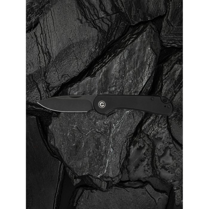 Ніж складаний кишеньковий Civivi Elementum Slip Joint, (7.5 см) 14C28N / G10 чорний