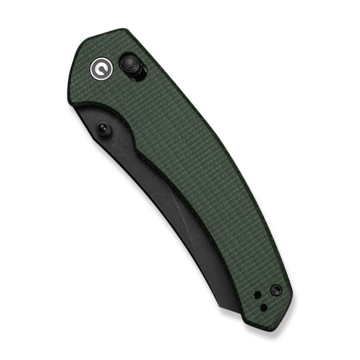 Ніж складаний туристичний Civivi Sixgill, (8.7 см) Nitro-V / Micarta темно-зелений