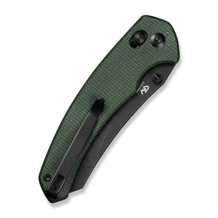 Ніж складаний туристичний Civivi Sixgill, (8.7 см) Nitro-V / Micarta темно-зелений