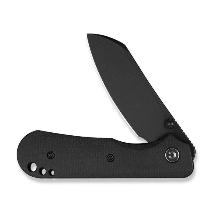 Ніж складаний кишеньковий Civivi Crabby, (6.9 см) 14C28N / Micarta чорний