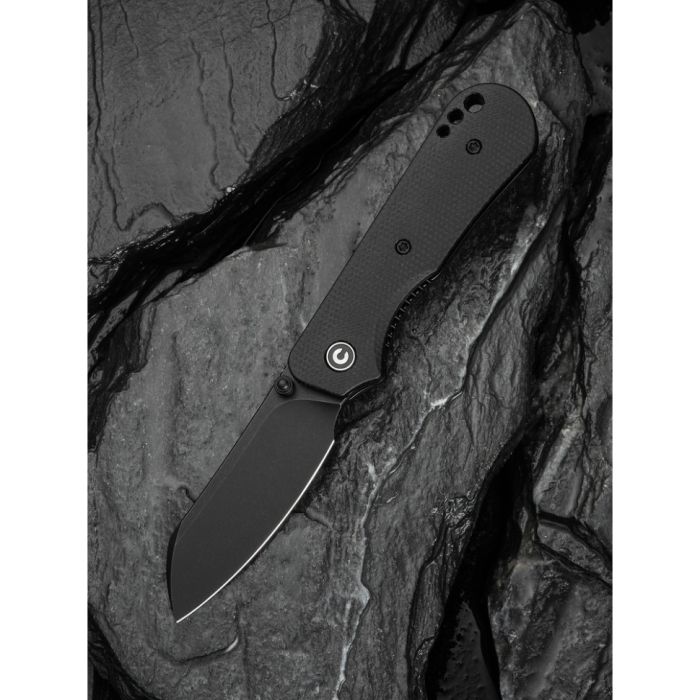 Ніж складаний кишеньковий Civivi Crabby, (6.9 см) 14C28N / Micarta чорний