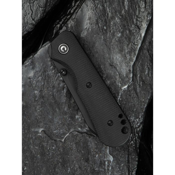 Ніж складаний кишеньковий Civivi Crabby, (6.9 см) 14C28N / Micarta чорний
