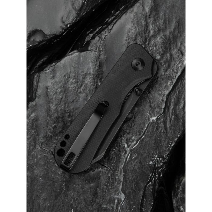 Ніж складаний кишеньковий Civivi Crabby, (6.9 см) 14C28N / Micarta чорний