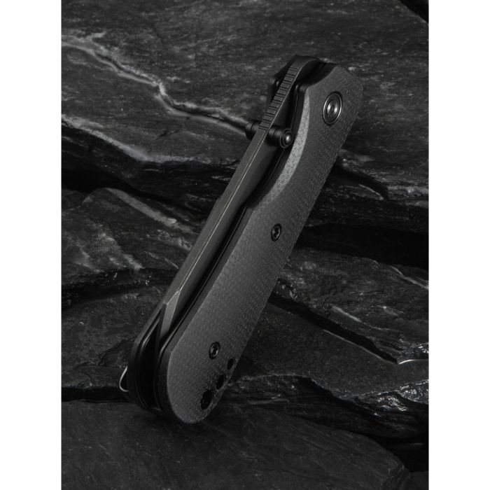 Ніж складаний кишеньковий Civivi Crabby, (6.9 см) 14C28N / Micarta чорний