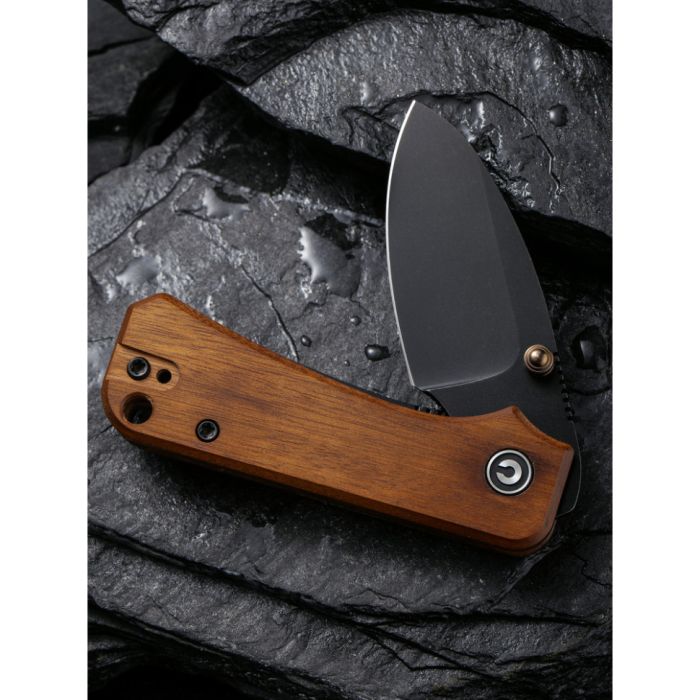 Ніж складаний кишеньковий Civivi Baby Banter, (5.9 см) Nitro-V / Guibourtia Wood 