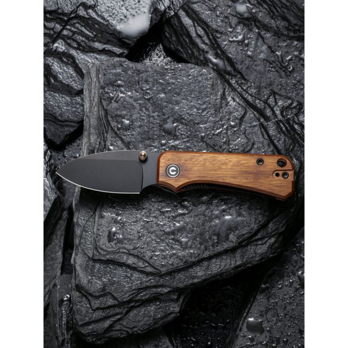 Ніж складаний кишеньковий Civivi Baby Banter, (5.9 см) Nitro-V / Guibourtia Wood 