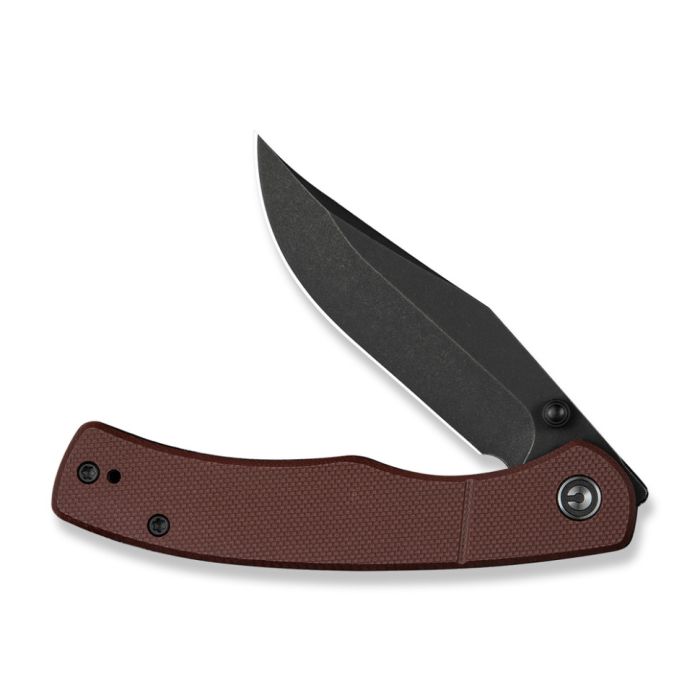 Ніж складаний кишеньковий Civivi Clingman, (7.6 см) Nitro-V / G10 темно-червоний