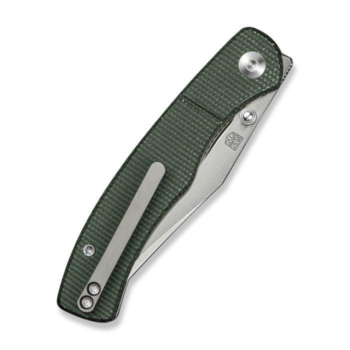 Ніж складаний кишеньковий Civivi Clingman, (7.6 см) Nitro-V / Micarta темно-зелений