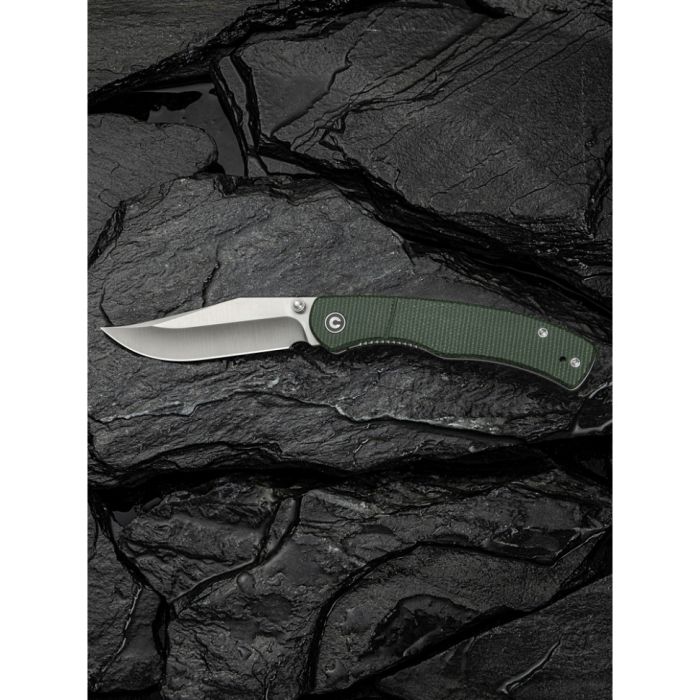 Ніж складаний кишеньковий Civivi Clingman, (7.6 см) Nitro-V / Micarta темно-зелений
