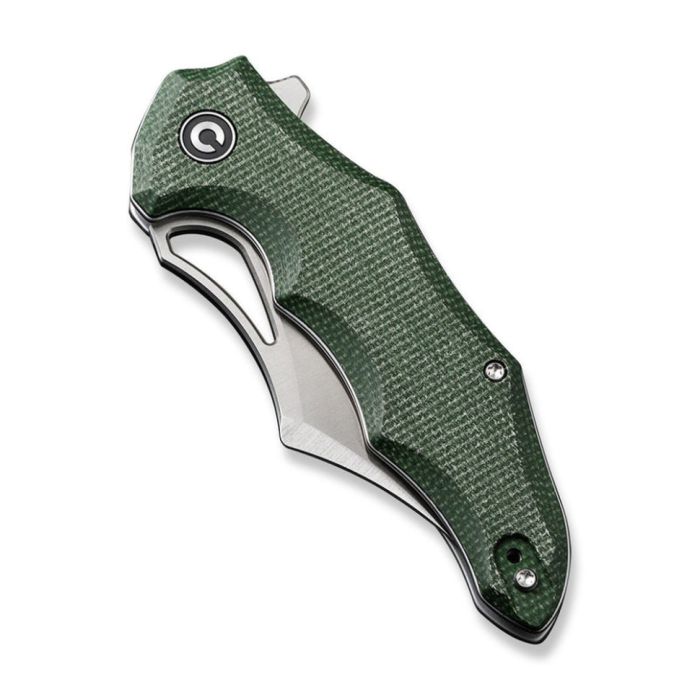 Ніж складаний кишеньковий Civivi Chiro, (7.9 см) 14C28N / Micarta темно-зелений