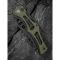 Ніж складаний туристичний Civivi Biophase, (8.9 см) Nitro-V / Aluminum & G10 чорно-зелений