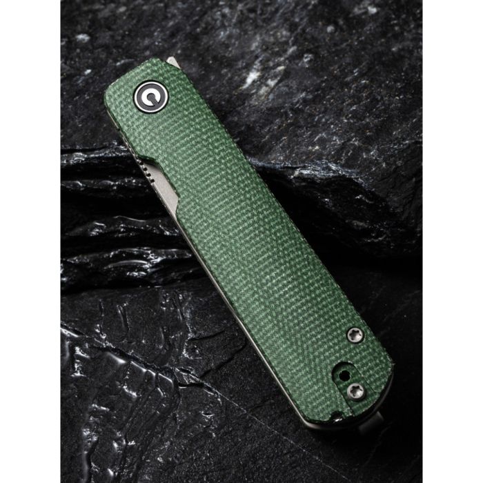 Ніж складаний кишеньковий Civivi Sendy, (7.2 см) Nitro-V / Micarta темно-зелений