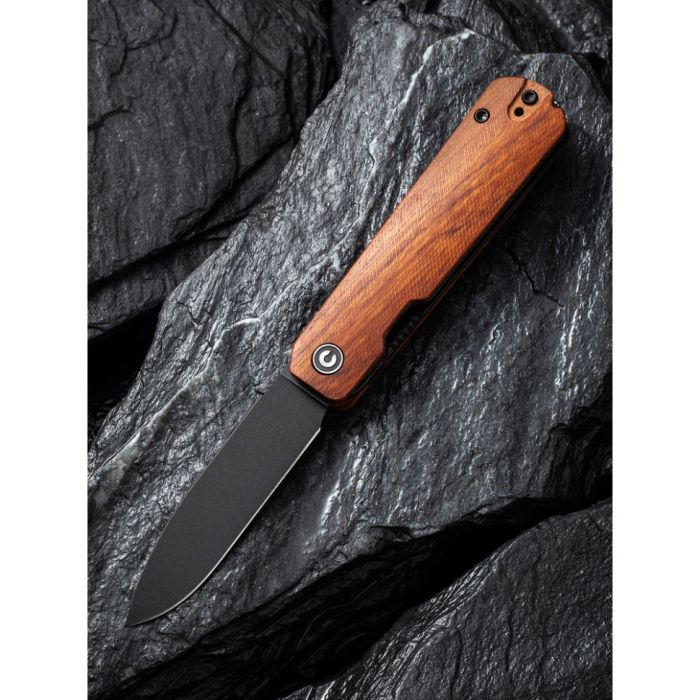 Ніж складаний кишеньковий Civivi Sendy, (7.2 см) Nitro-V / Guibourtia Wood