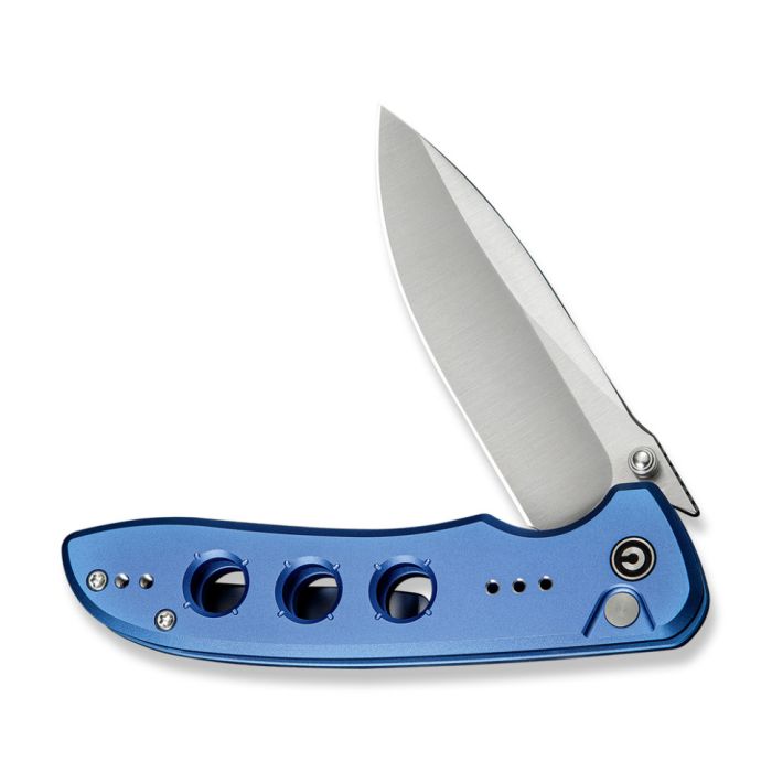 Ніж складаний туристичний Civivi Hyperpulse, (8.9 см) 14C28N / Aluminum синій