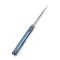 Ніж складаний туристичний Civivi Hyperpulse, (8.9 см) 14C28N / Aluminum синій