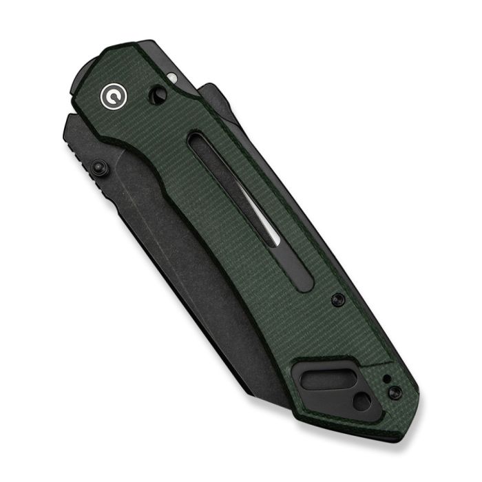 Ніж складаний тактичний Civivi Buster FG, (10.7 см) Nitro-V / Micarta темно-зелений