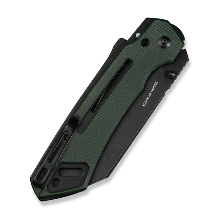Ніж складаний тактичний Civivi Buster FG, (10.7 см) Nitro-V / Micarta темно-зелений